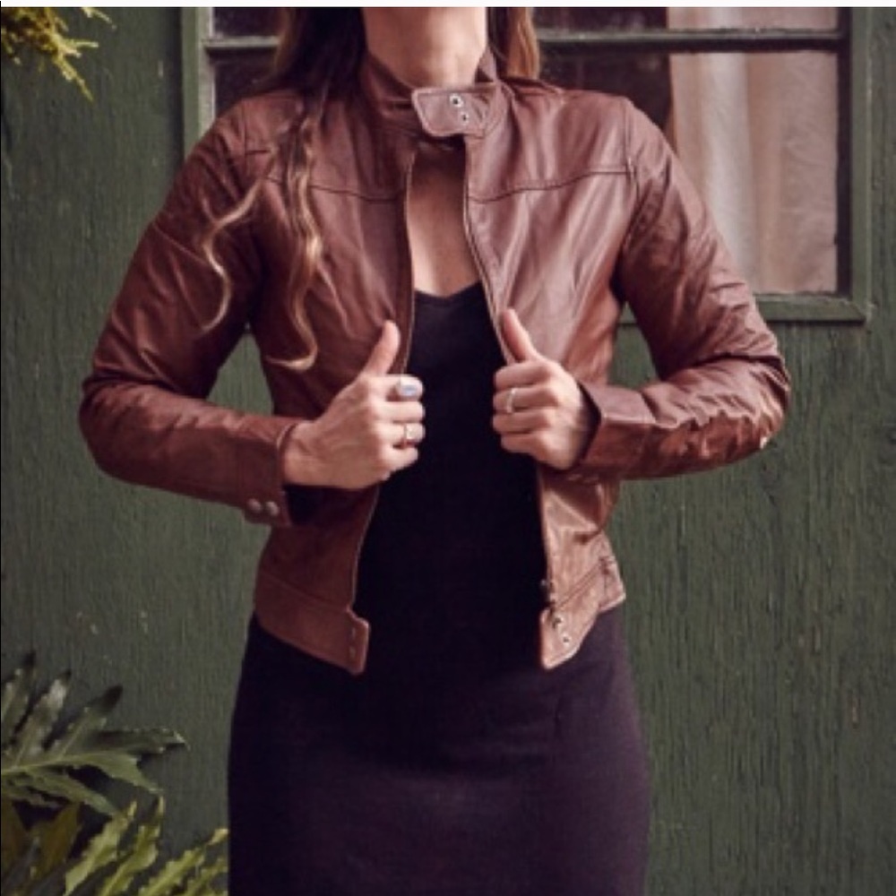 ‼️SALE‼️ Brown Genuine Leather Jacket